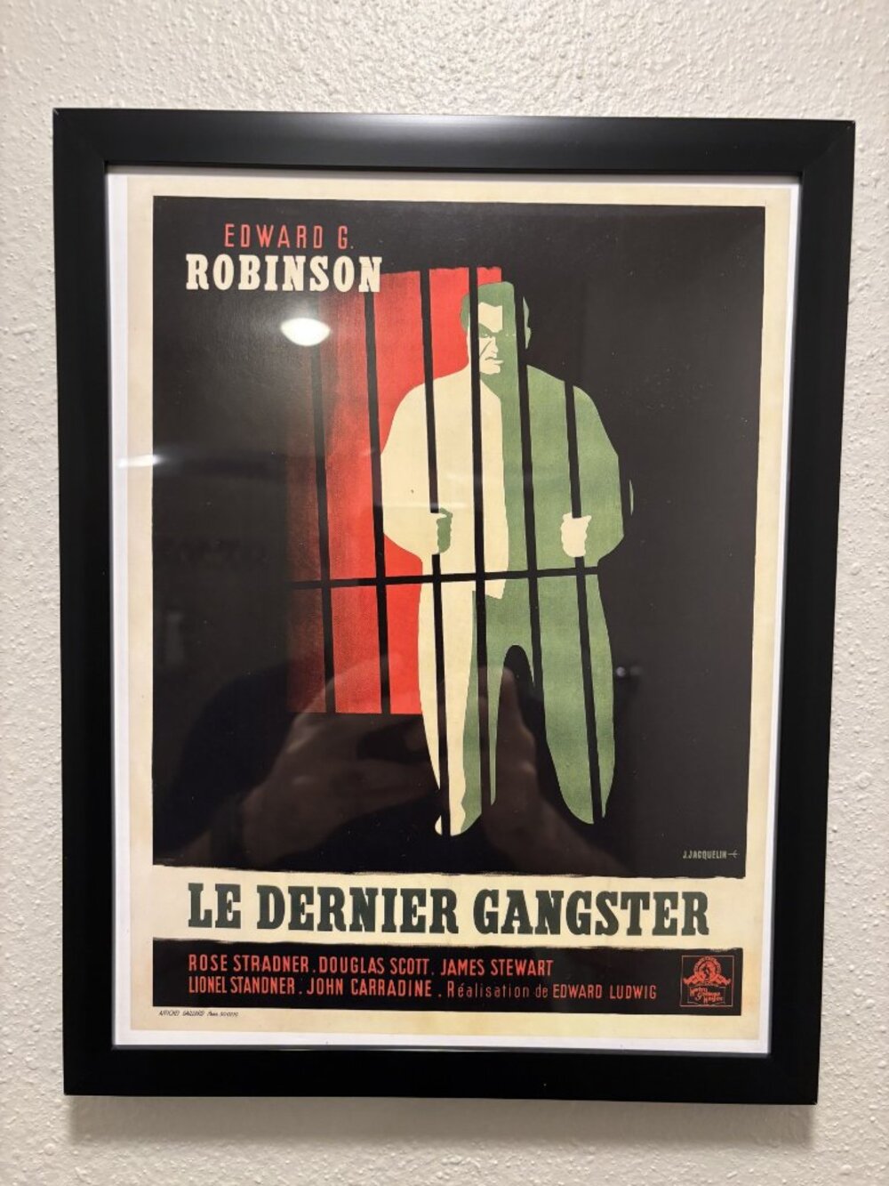 The Last Gangster, Le Dernier Gangster (1937) Framed 8.5x11 Inch Art Print